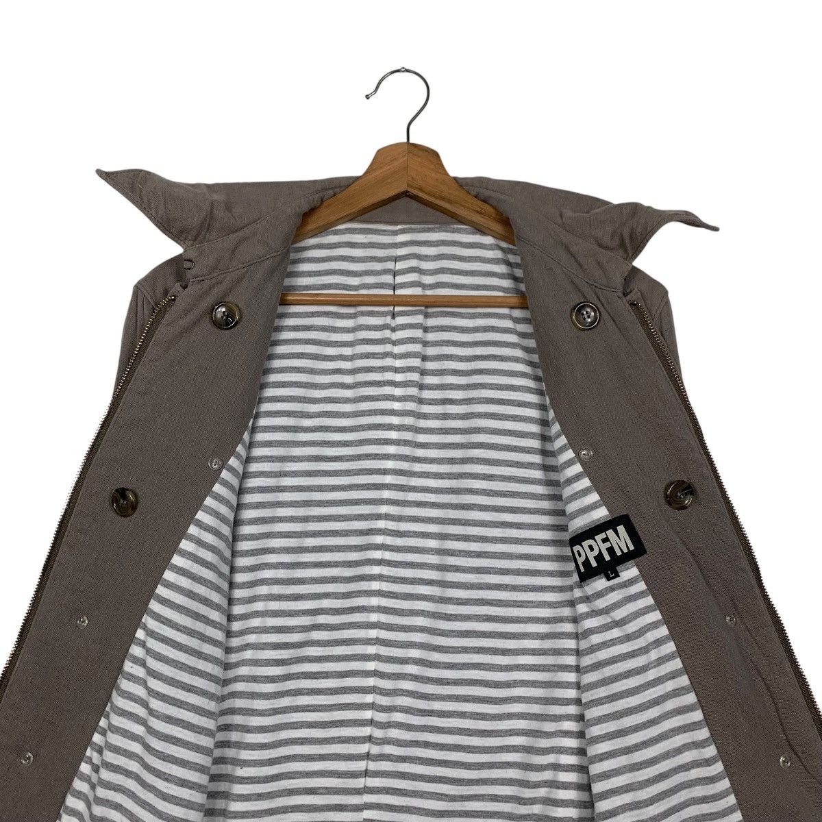 PPFM PPFM Double Breast Zipper Lightweight Jacket #2860-C129 Size US L / EU 52-54 / 3 - 13 Thumbnail
