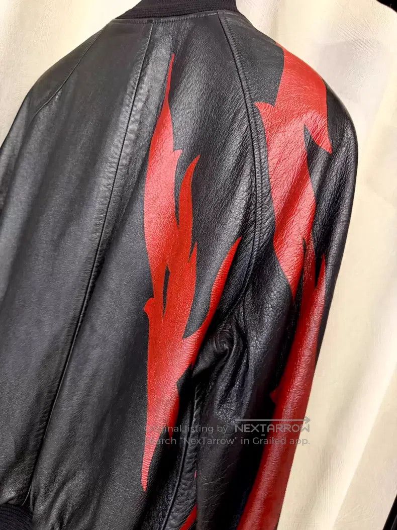 Saint Laurent Paris Saint Laurent Paris Flame Sheepskin Jacket Size US S / EU 44-46 / 1 - 4 Thumbnail
