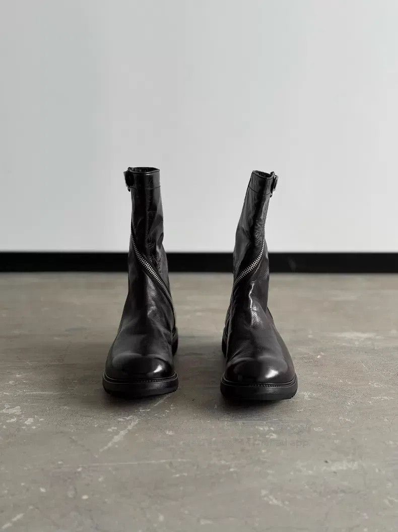 Rick Owens Rick Owens Spiral zipper military boots| Size US 5.5 / IT 35.5 - 2 Thumbnail