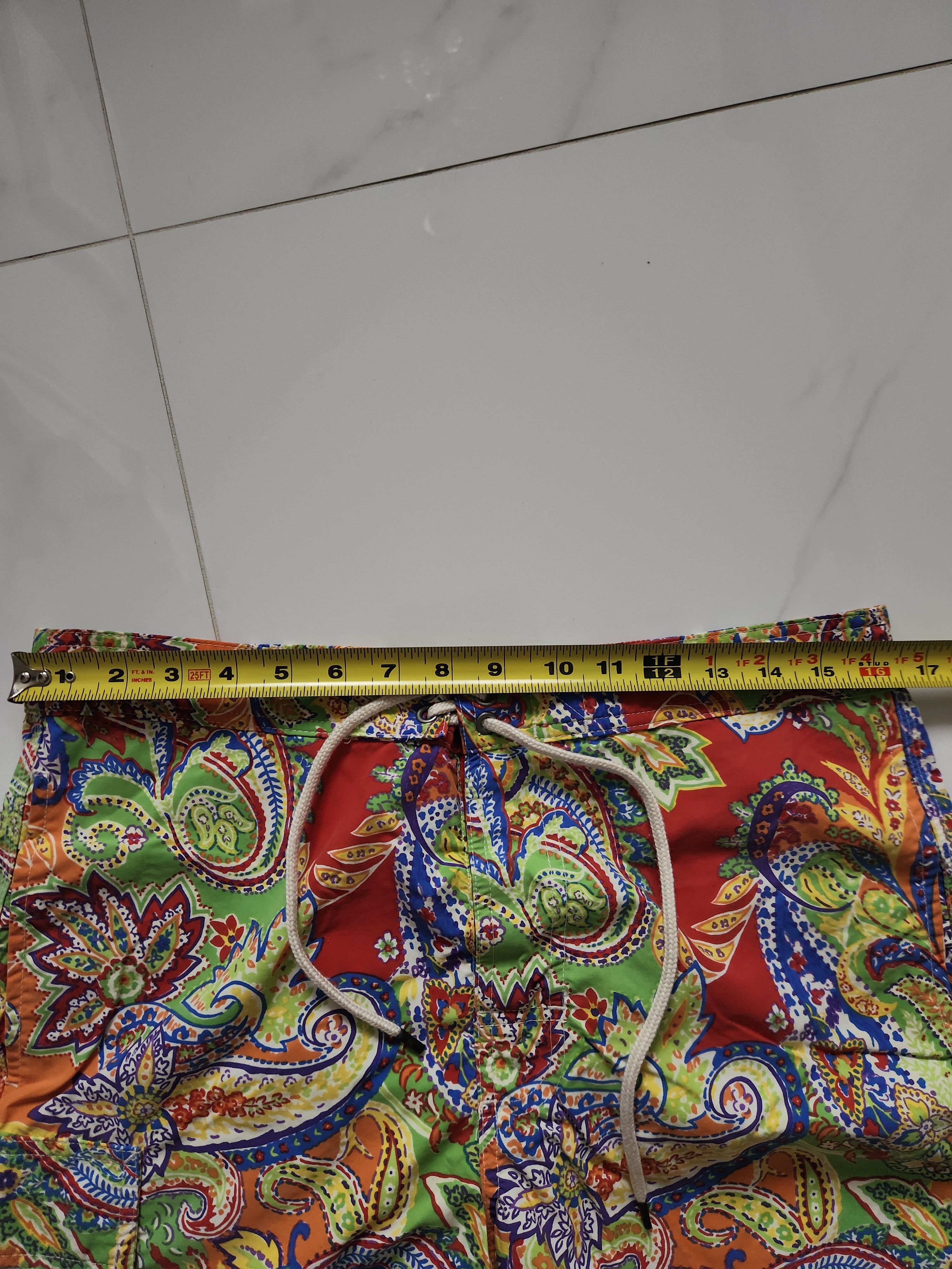 Polo Ralph Lauren Polo Ralph Lauren Paisley Swim Trunks Size US 31 - 6 Thumbnail
