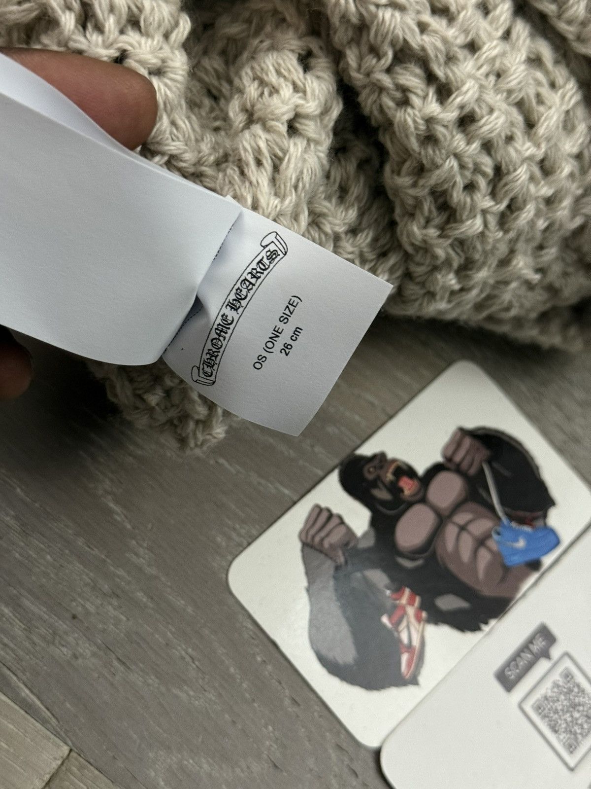 Chrome Hearts Chrome Hearts Cross Patch Cashmere Beanie Mens Size ONE SIZE - 8 Thumbnail