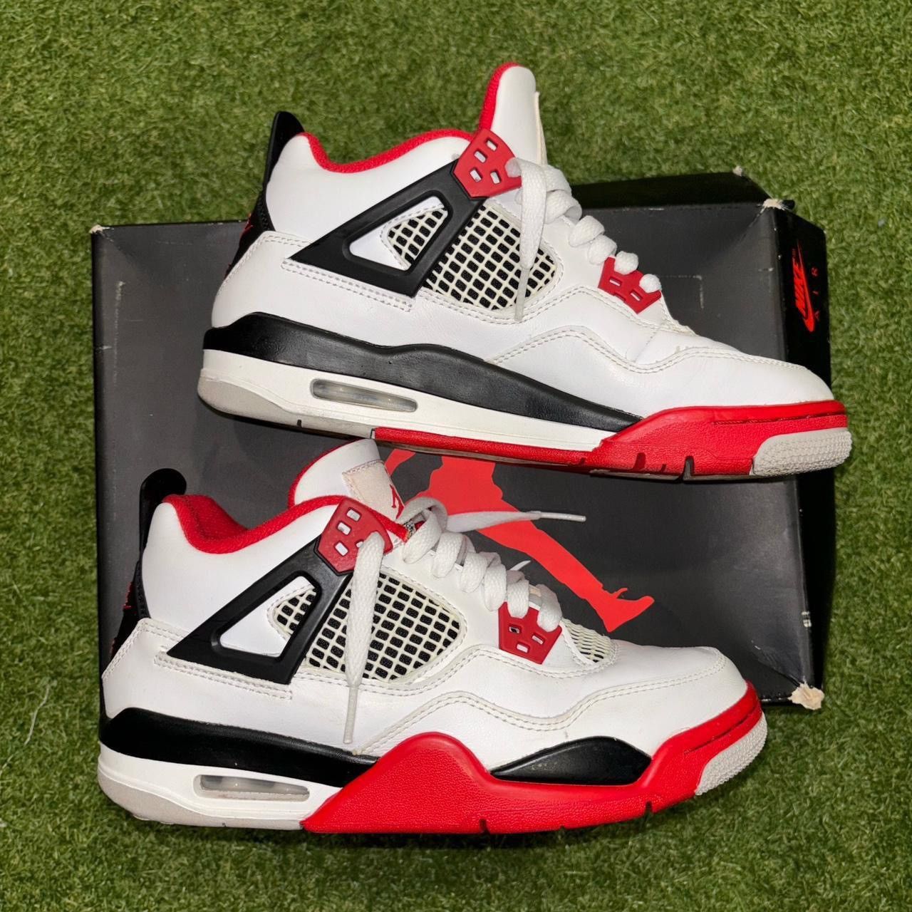 Jordan Brand Jordan 4 Retro “Fire Red 2020” Size US 5.5 / EU 38 - 3 Thumbnail