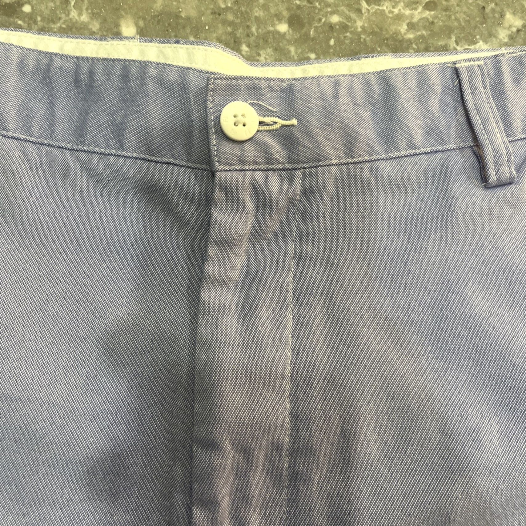 Footjoy FootJoy Mens Golf Shorts Flat Front 36 Blue 10” Inseam Nylon Breathable Pockets Zip Front Modern Golf Wear Mens Size US 36 / EU 52 - 2 Thumbnail