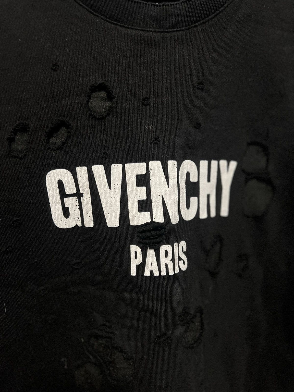Givenchy Givenchy Distressed Sweatshirt Size US XS / EU 42 / 0 - 2 Thumbnail