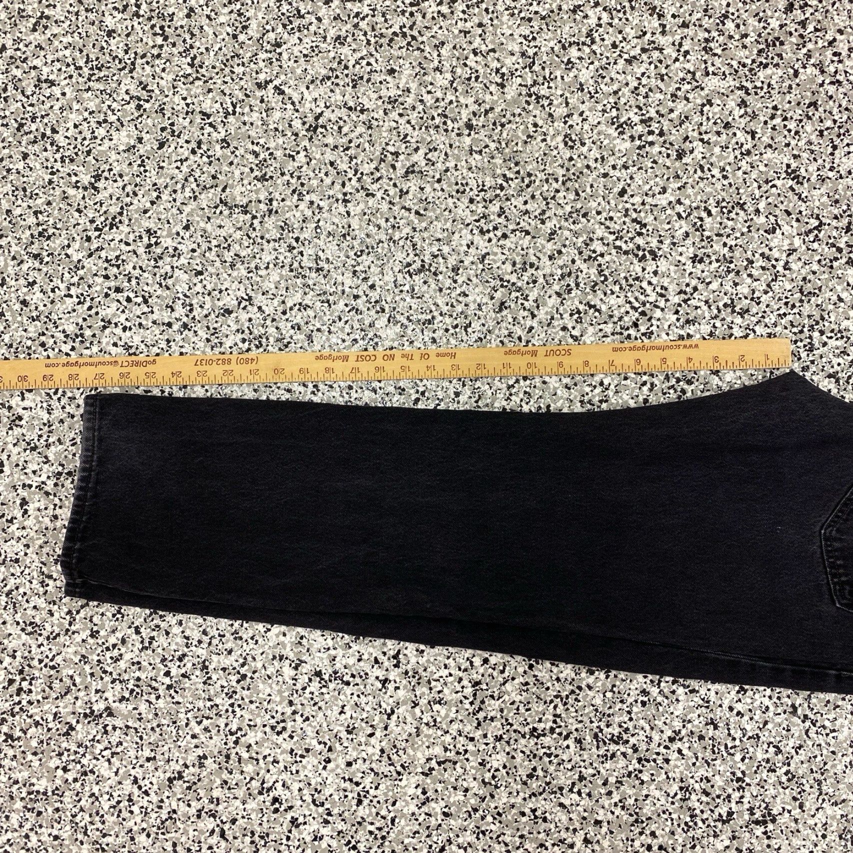 Levi's Levi's Jeans 501 Straight Button Fly Denim Black 30x30 Mens Regular Mid Rise 5-Pocket American Cowboy Modern Vintage No Size US 30 / EU 46 - 5 Thumbnail