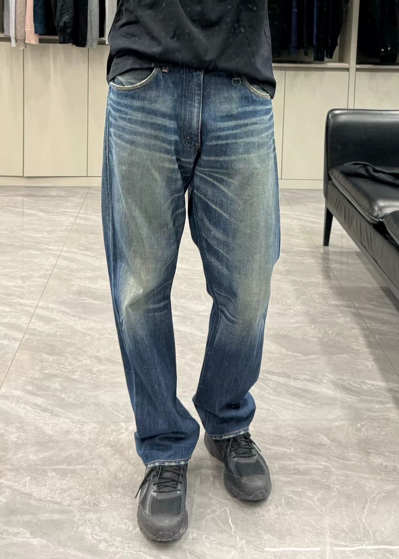 PHENOMENON Fenom Blue Washed Jeans W32 Size US 32 / EU 48 - 1 Thumbnail