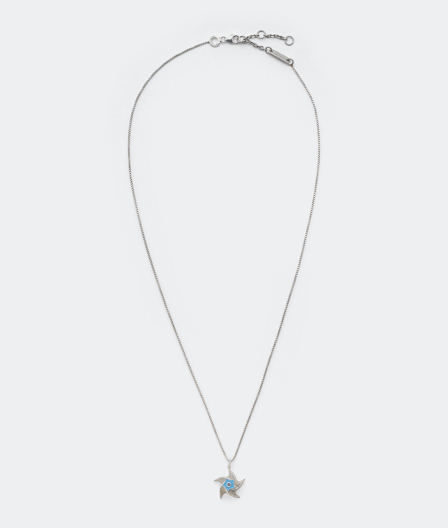 o1n1vont1124 Dup / Size: OS / Pendant Necklace Silver/Blue