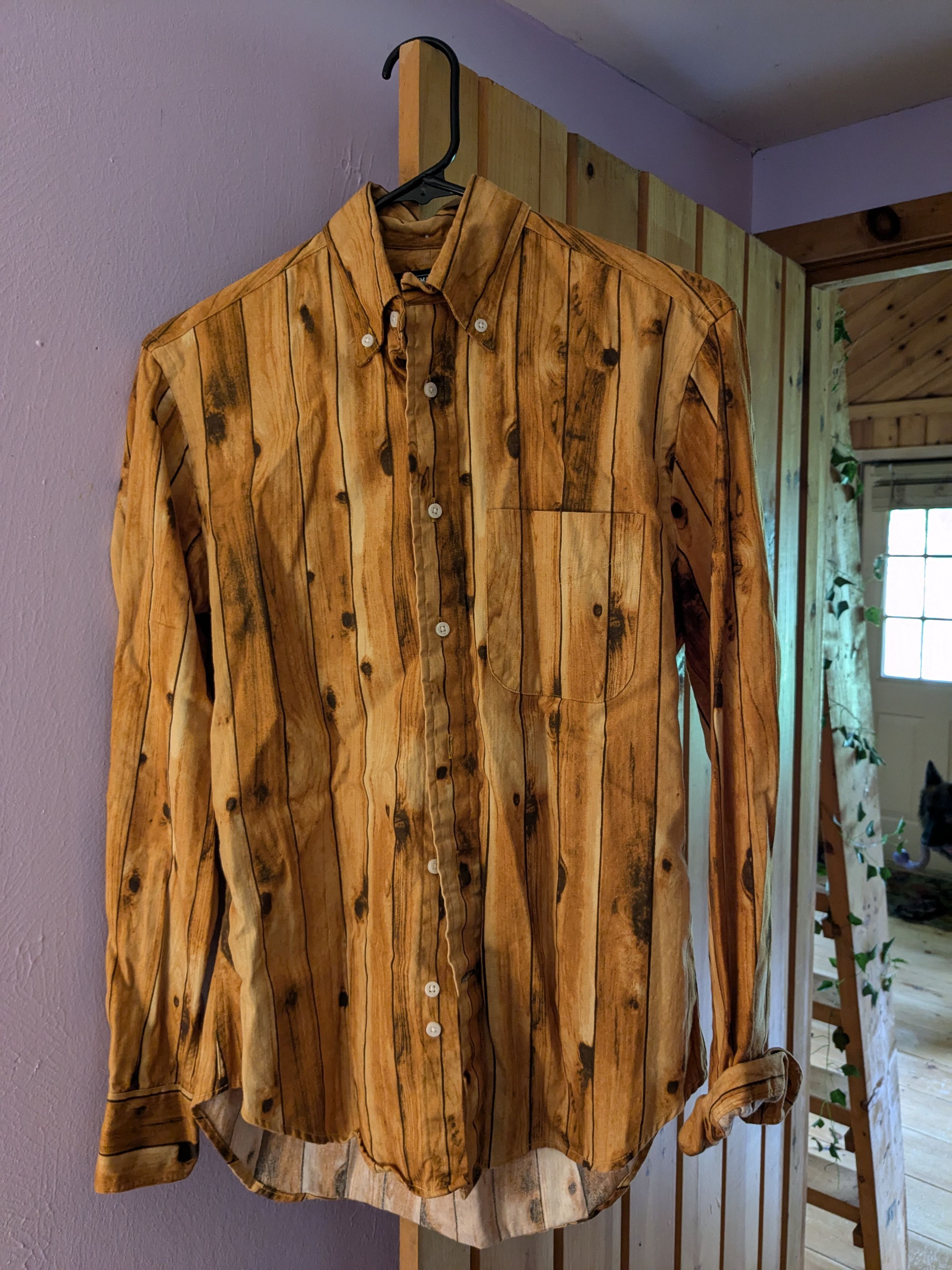 Gitman Bros. Vintage Gitman Vintage Wood Print Size US S / EU 44-46 / 1 - 1 Thumbnail