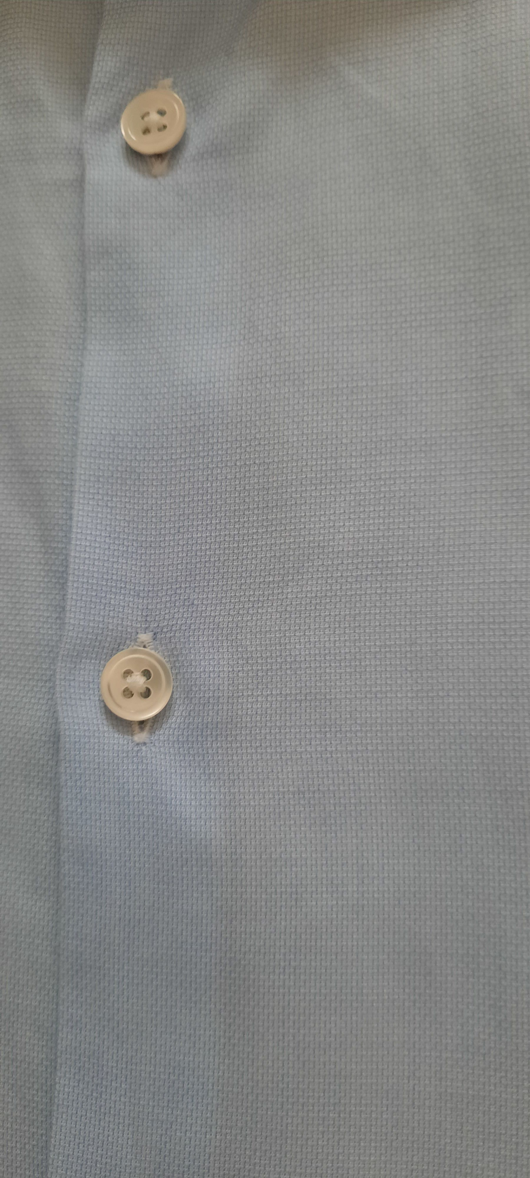 John Varvatos JOHN VARVATOS Long Sleeve Shirt 15 1/2 Slim Fit Light Blue Size US M / EU 48-50 / 2 - 3 Thumbnail