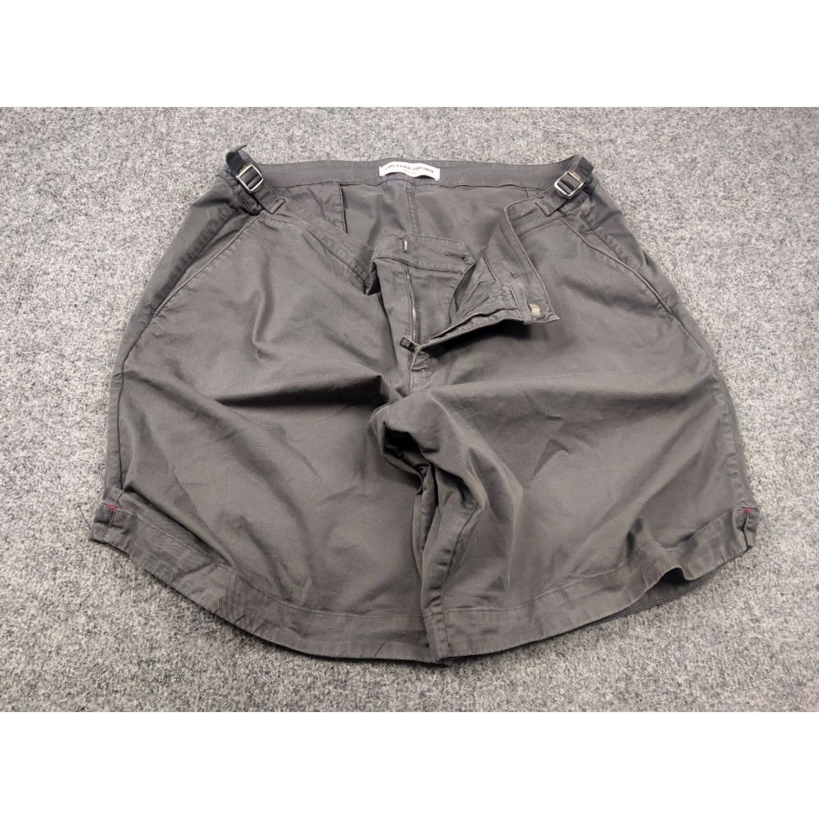 Orlebar Brown Orlebar Brown Design Cotton blend gray Bulldog Twill Pocket Minimalistic Shorts Size US 36 / EU 52 - 2 Thumbnail