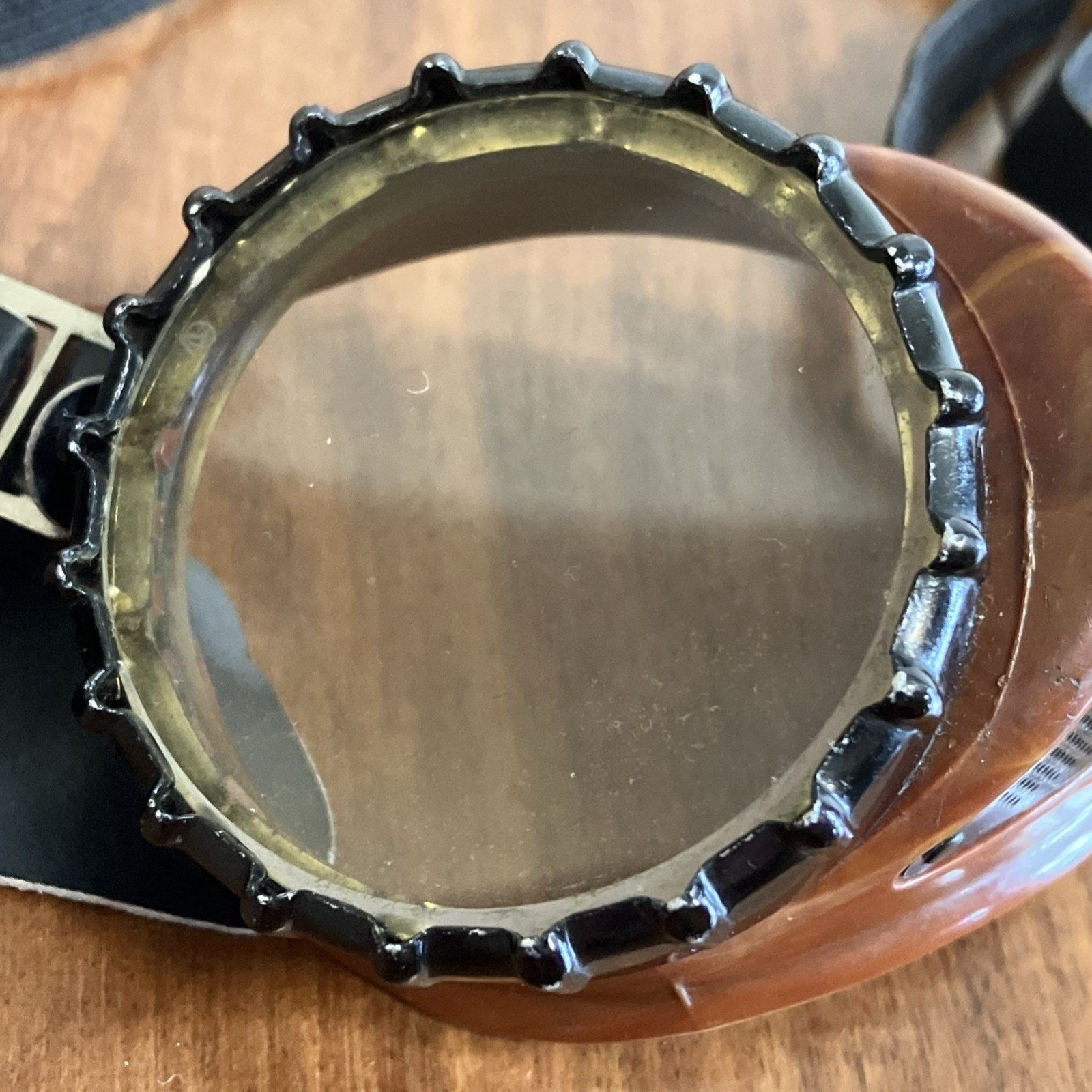 American Optical Vintage 1950s Steam Punk Motorcycle Aviator Goggles Bakelite Size ONE SIZE - 4 Thumbnail