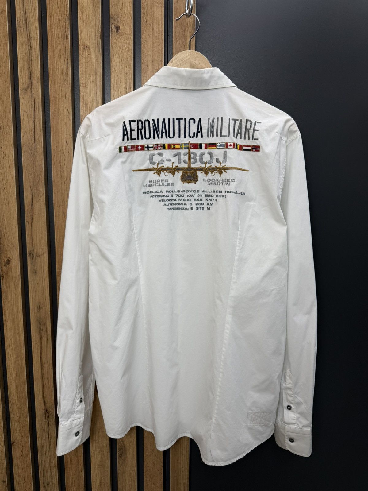 Aeronautica Militare Aeronautica Militare Long Sleeve Shirt White Size XXL Size US XXL / EU 58 / 5 - 9 Thumbnail