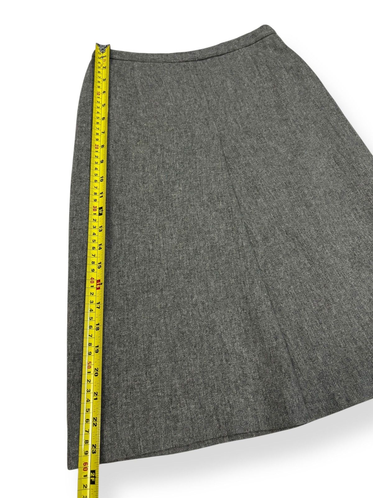 Yohji Yamamoto Sacsny Y’saccs by Yohji Yamamoto Wool Blend A-line Skirt Size 26" / US 2 / IT 38 - 9 Thumbnail