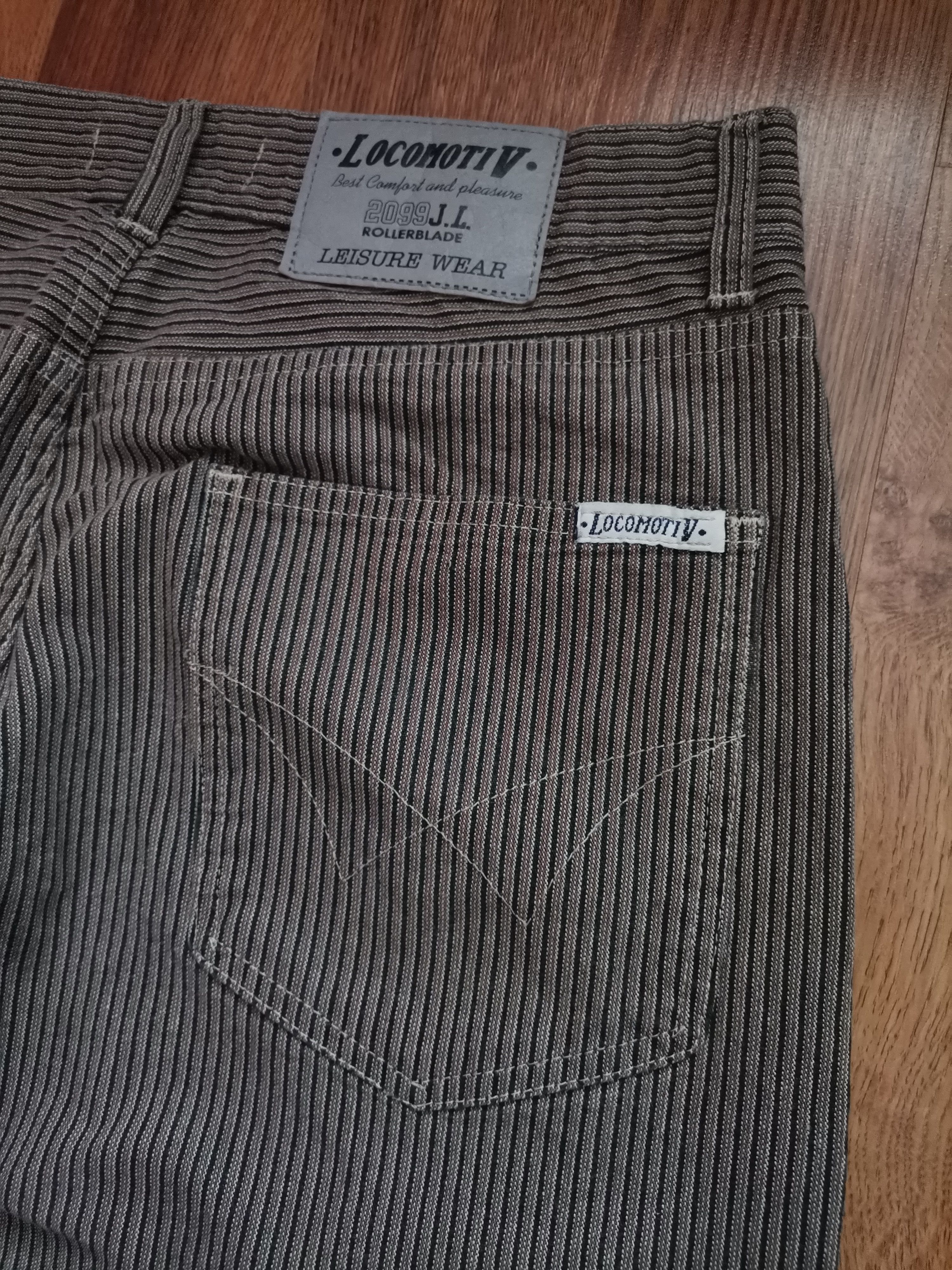 Vintage Vintage Locomotiv Striped Pants Size US 29 - 2 Thumbnail