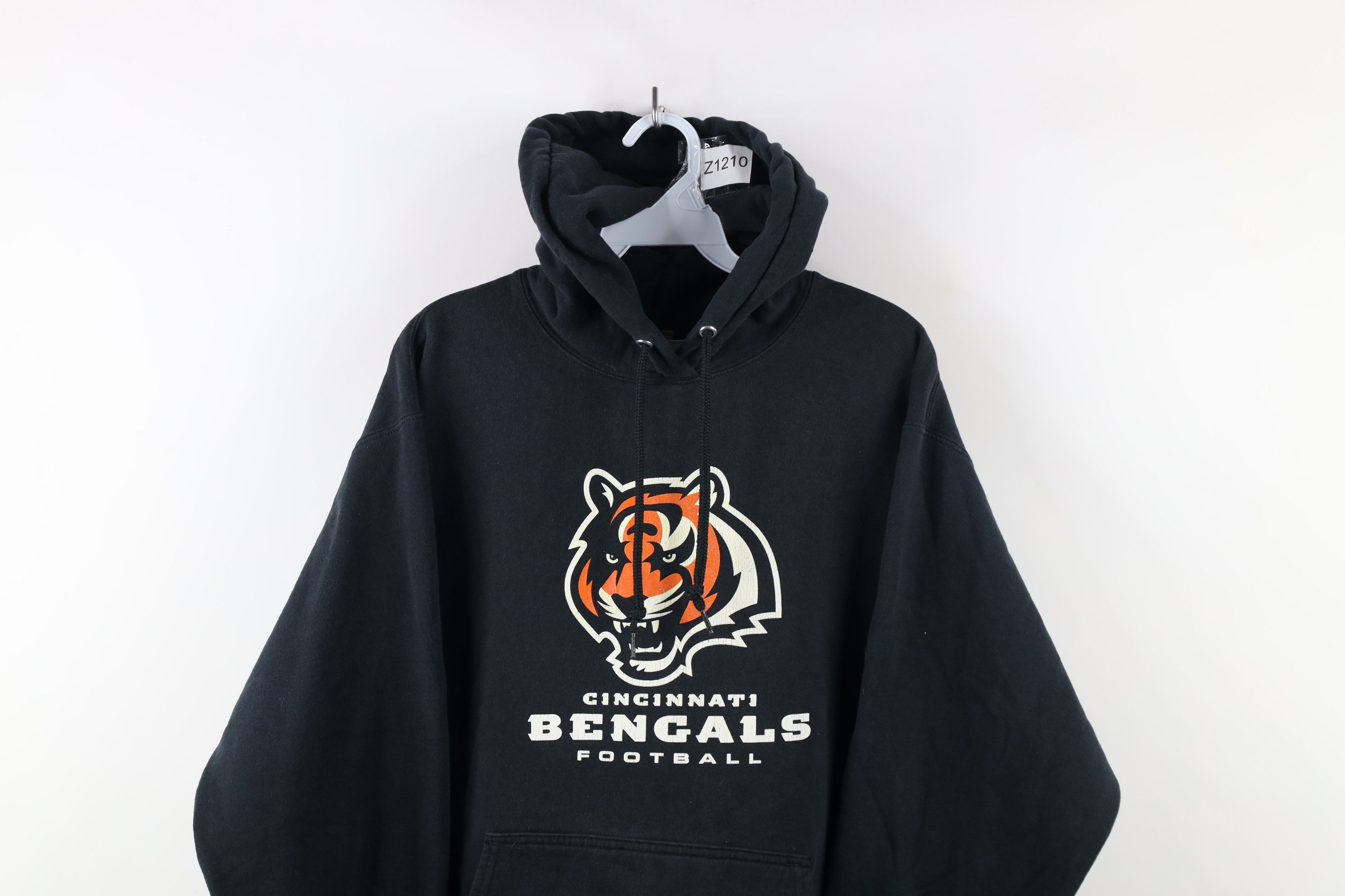 Majestic × Vintage Vintage Majestic Spell Cincinnati Bengals Football Hoodie Size US M / EU 48-50 / 2 - 2 Thumbnail