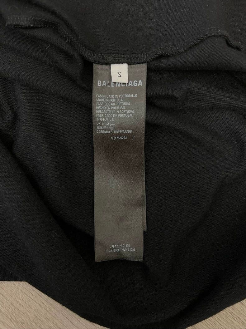 Balenciaga Balenciaga Black Splash Double B Logo Short Sleeve T-Shirt Size US S / EU 44-46 / 1 - 6 Thumbnail