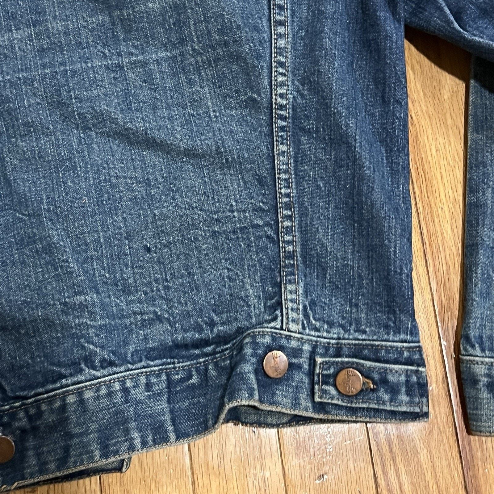 Wrangler WRANGLER dark indigo blue denim trucker jacket 60s 70s usa Size US S / EU 44-46 / 1 - 10 Thumbnail