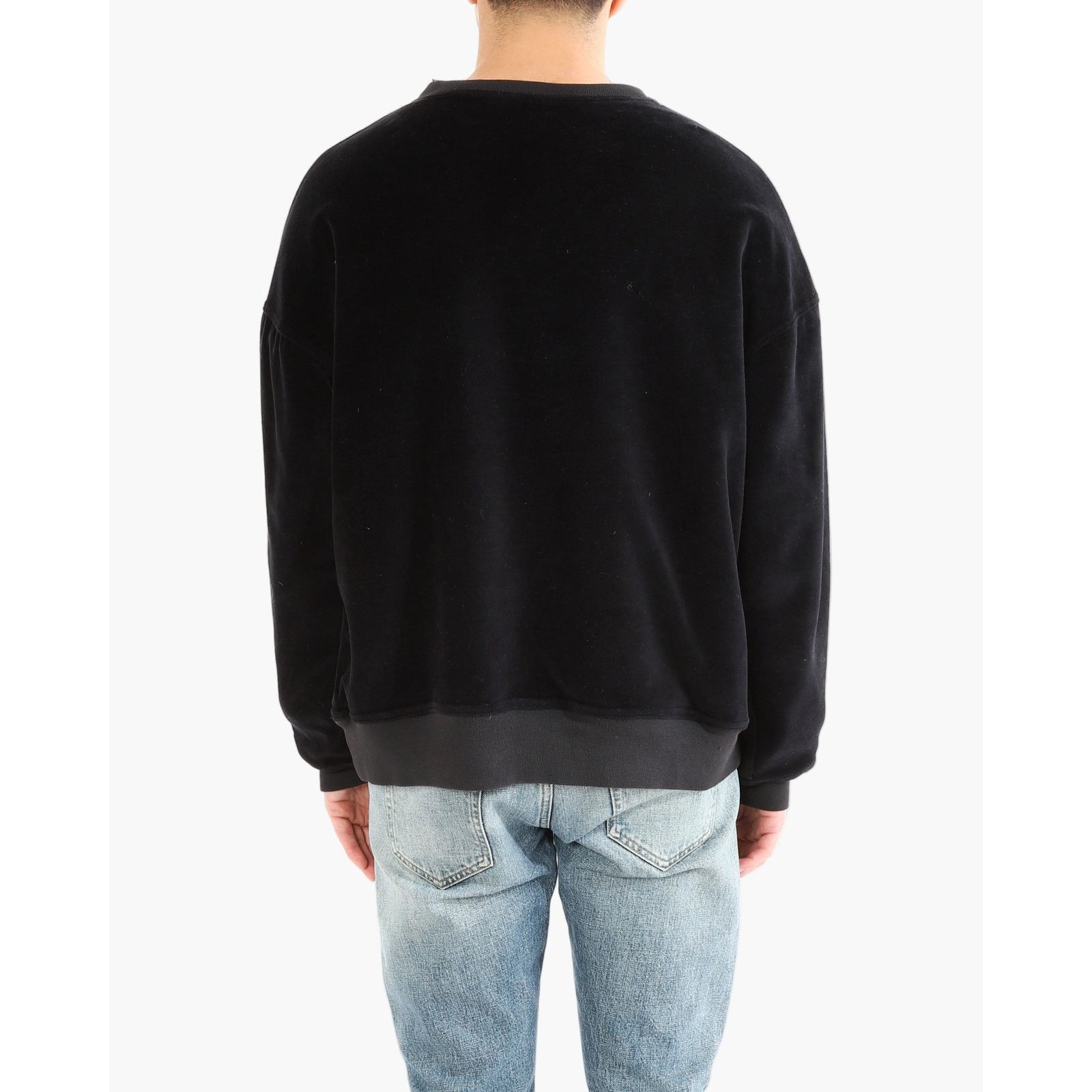 Haider Ackermann FW14 Oversized Double Layer Sweatshirt in Velvet Size US S / EU 44-46 / 1 - 2 Thumbnail
