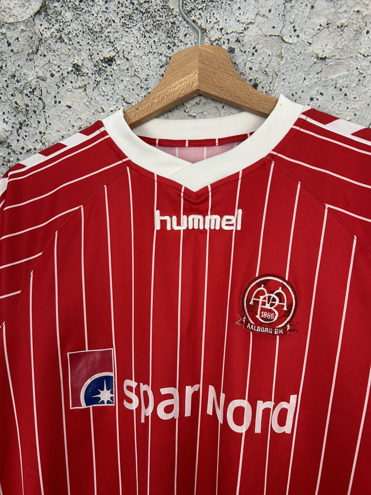 Hummel Vintage Hummel Aalborg BK Soccer Jersey Football Sport Size US S / EU 44-46 / 1 - 3 Thumbnail