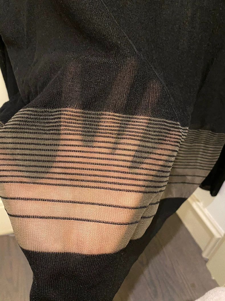 Helmut Lang HELMUT LANG sizeP Black knit top Size S / US 4 / IT 40 - 4 Thumbnail