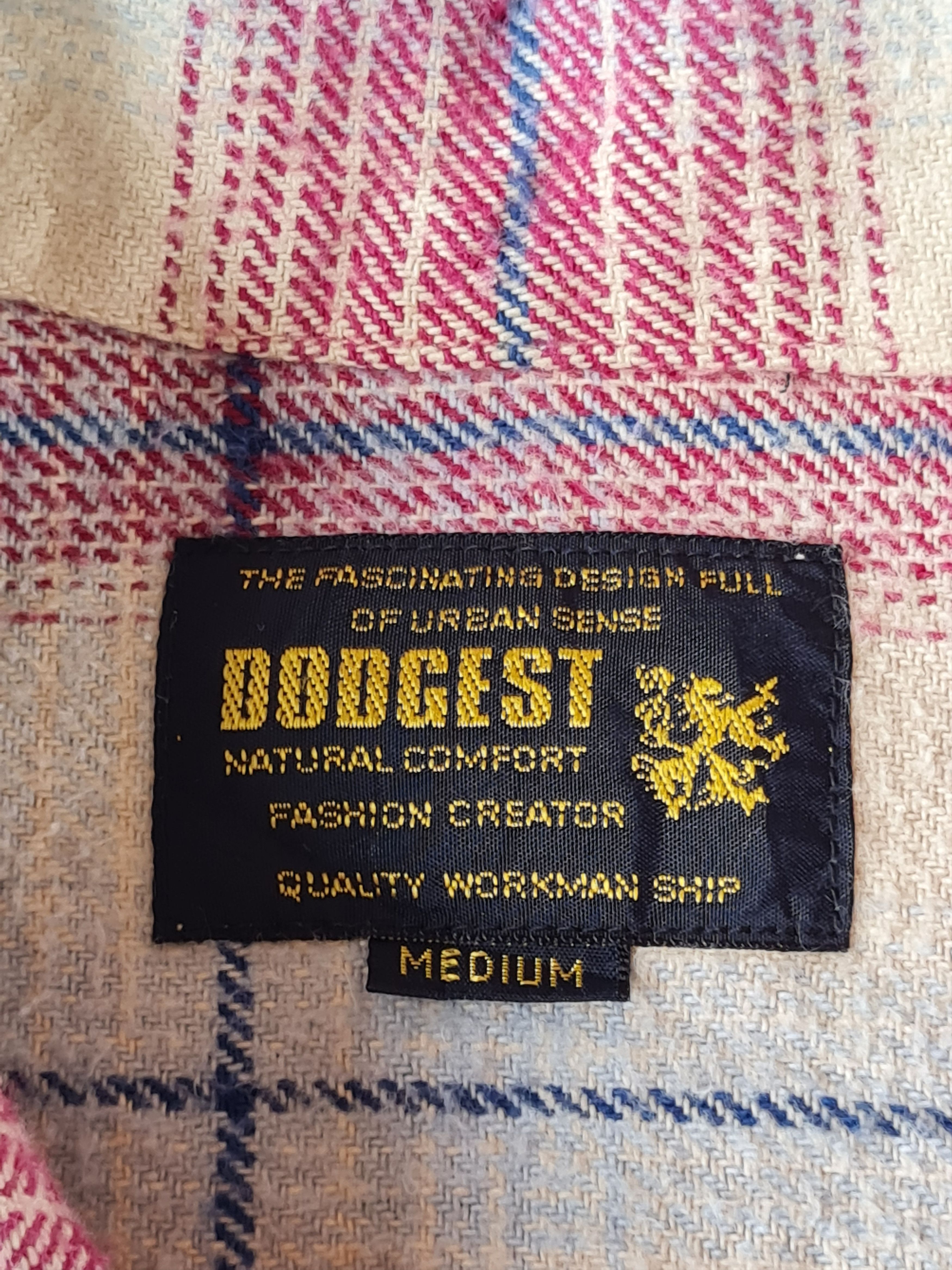 Flannel × Vintage Vtg Dodgest Flannel Jacket Size US M / EU 48-50 / 2 - 7 Thumbnail