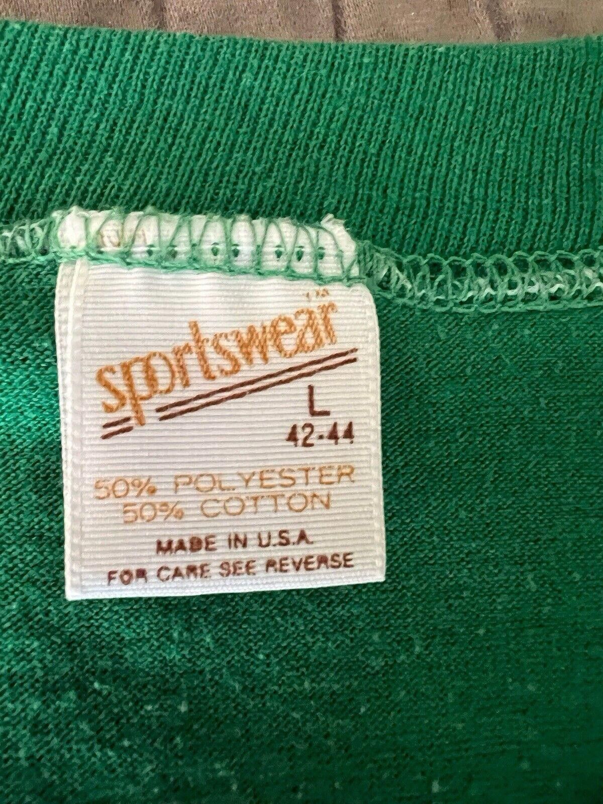 Designer Sportswear Single Stitch Outdoor School 1985 Green Sz L Size US L / EU 52-54 / 3 - 2 Thumbnail
