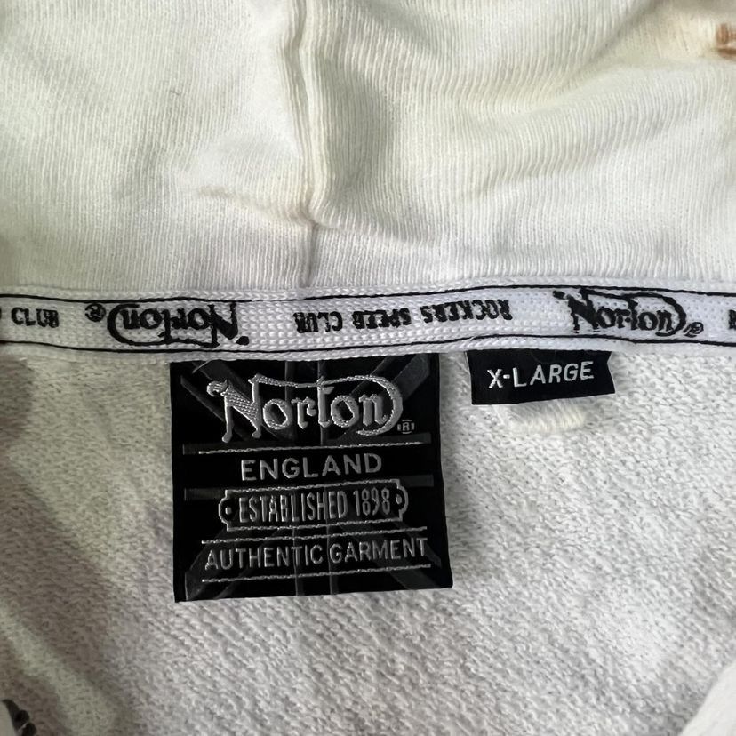 Norton Norton Motorcycle Zip Hoodie Size US XL / EU 56 / 4 - 5 Thumbnail