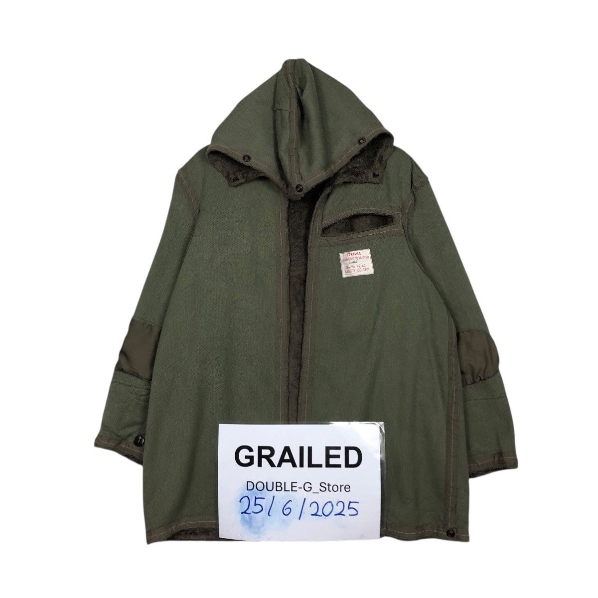Vintage True Vintage 40s Blanket Military Jacket Germany WWII Striwa Size US M / EU 48-50 / 2 - 1 Thumbnail