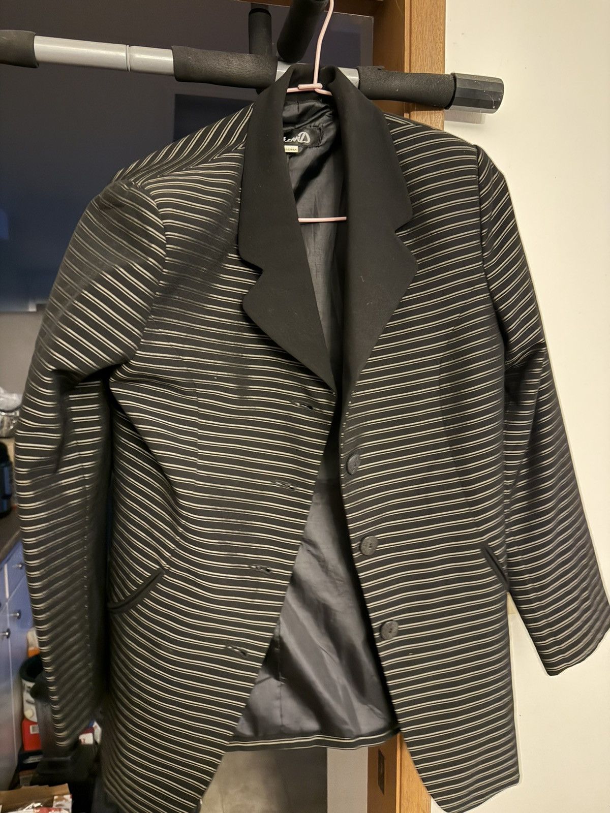 Other Blazer/coat vintage black striped Size S / US 4 / IT 40 - 1 Thumbnail