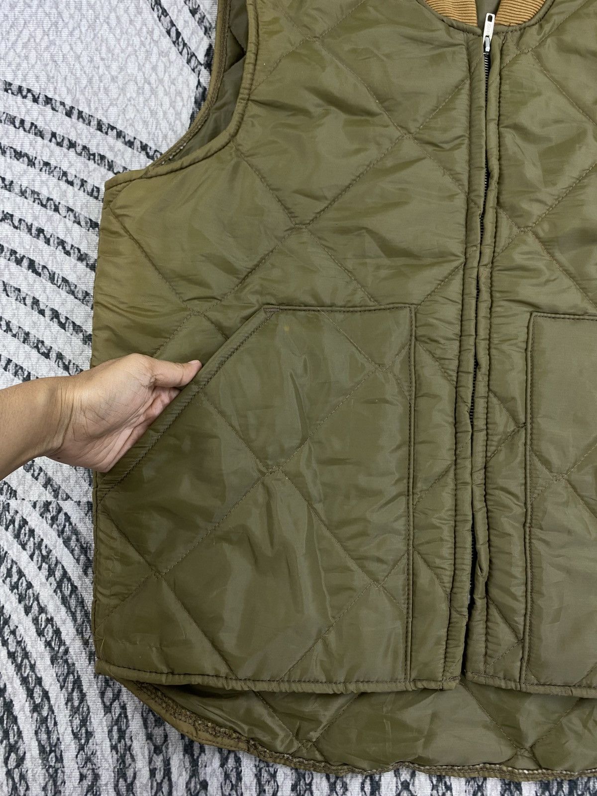 Japanese Brand Vintage Big Smith Puffer Zipper Vest Jacket Size US M / EU 48-50 / 2 - 7 Thumbnail