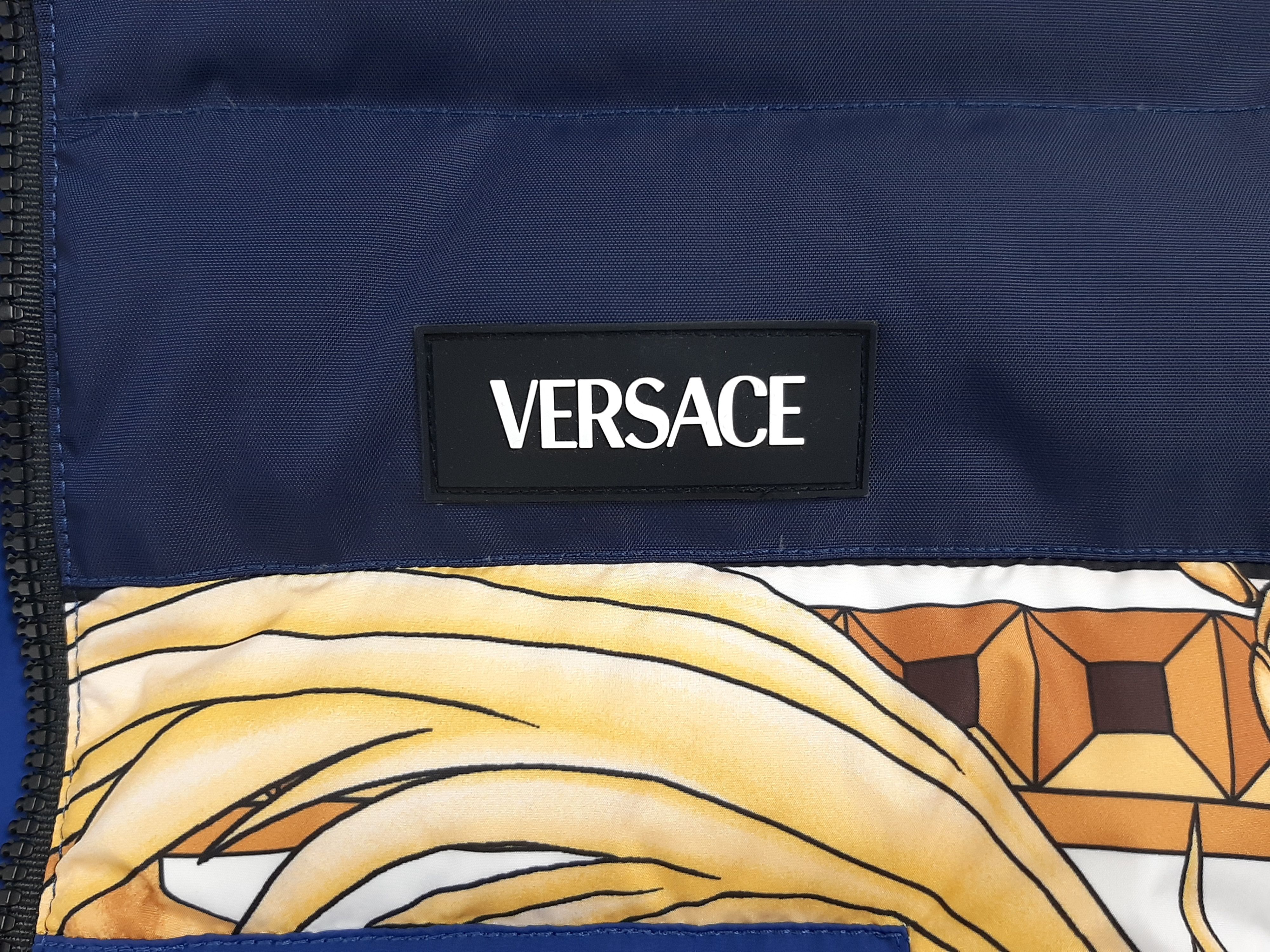 Versace Versace Greca Print Vest Blue Men's Size IT 50 Slim Size US M / EU 48-50 / 2 - 14 Thumbnail