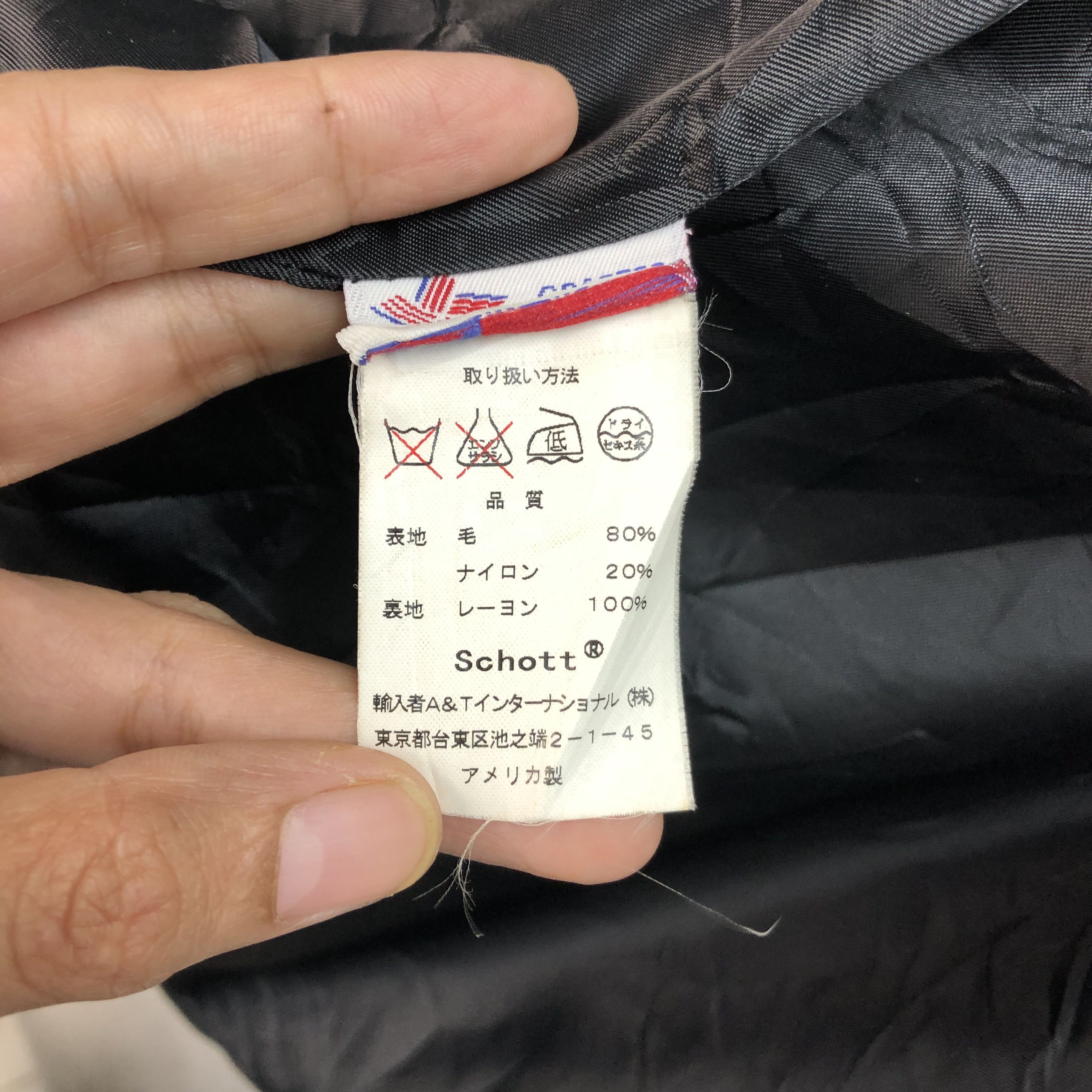 Schott SCHOTT USA WOOL DUFFLE COAT #7309-128 Size US L / EU 52-54 / 3 - 10 Thumbnail