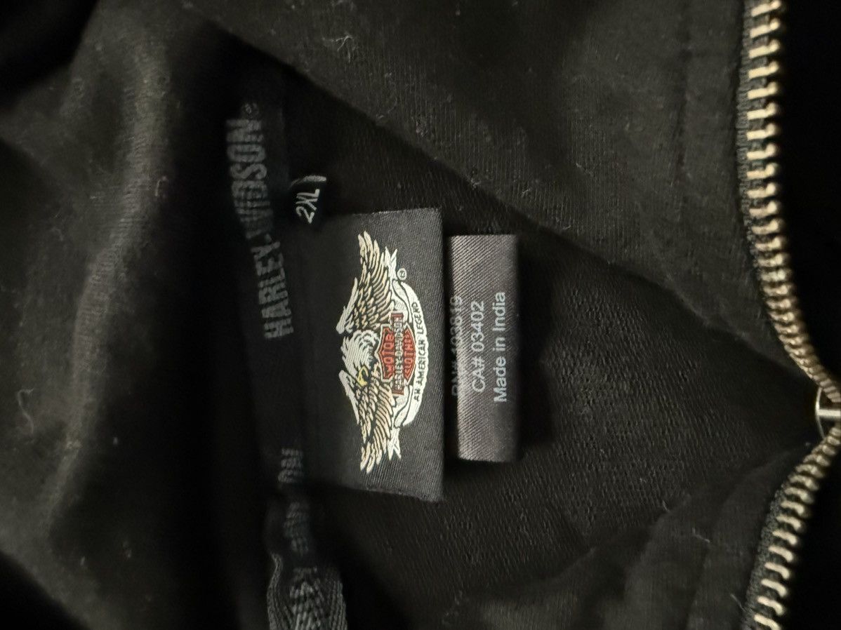 Harley Davidson Harley Davidson black and orange zip-up jacket Size US XXL / EU 58 / 5 - 3 Thumbnail