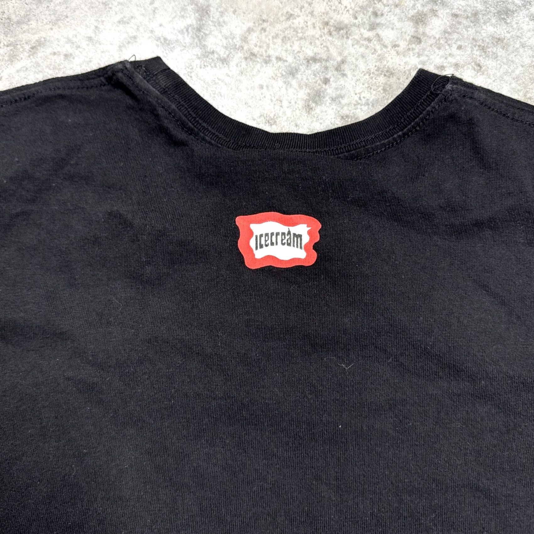 Vintage Ice Cream mens Black t shirt Tiger Scoop 2 sided size small Designer streetwear Size US S / EU 44-46 / 1 - 6 Thumbnail