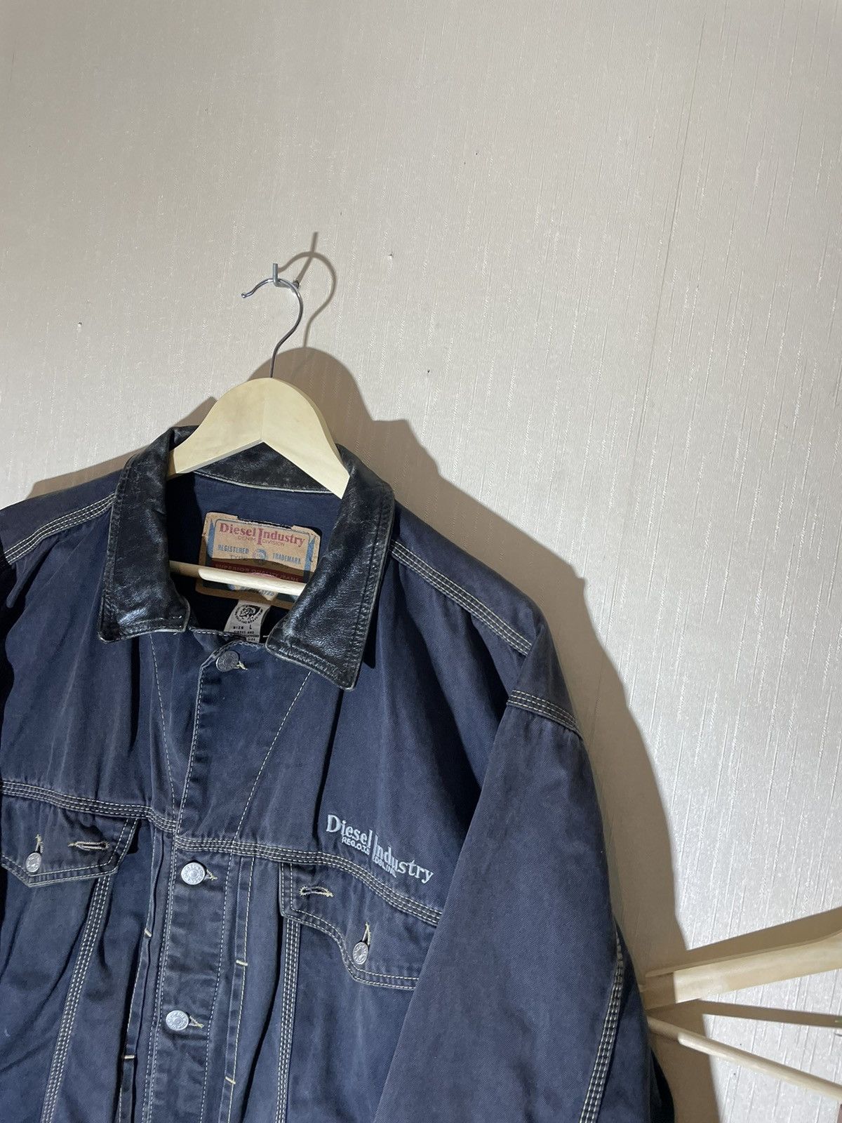 Diesel × Vintage Diesel vintage y2k jacket 00s Size US L / EU 52-54 / 3 - 2 Thumbnail