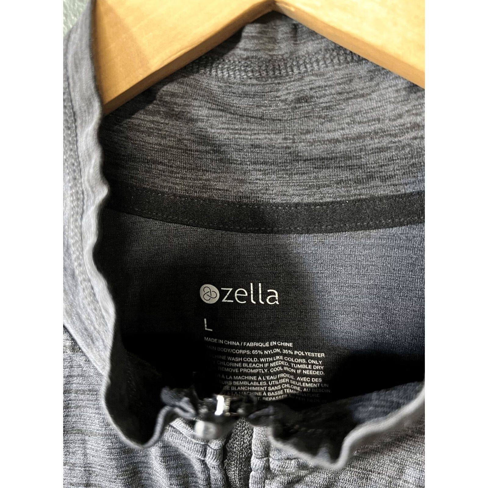 Vintage Zella Mens Gray 1/4 Zip Long Sleeve Sweater Size L Mock Neck Pullover Size US L / EU 52-54 / 3 - 3 Thumbnail