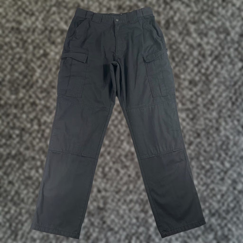 Vintage 5.11 Tactical Pants Mens Large Relaxed Cargo Utility Work TDU Ripstop Black Size US 33 - 1 Thumbnail