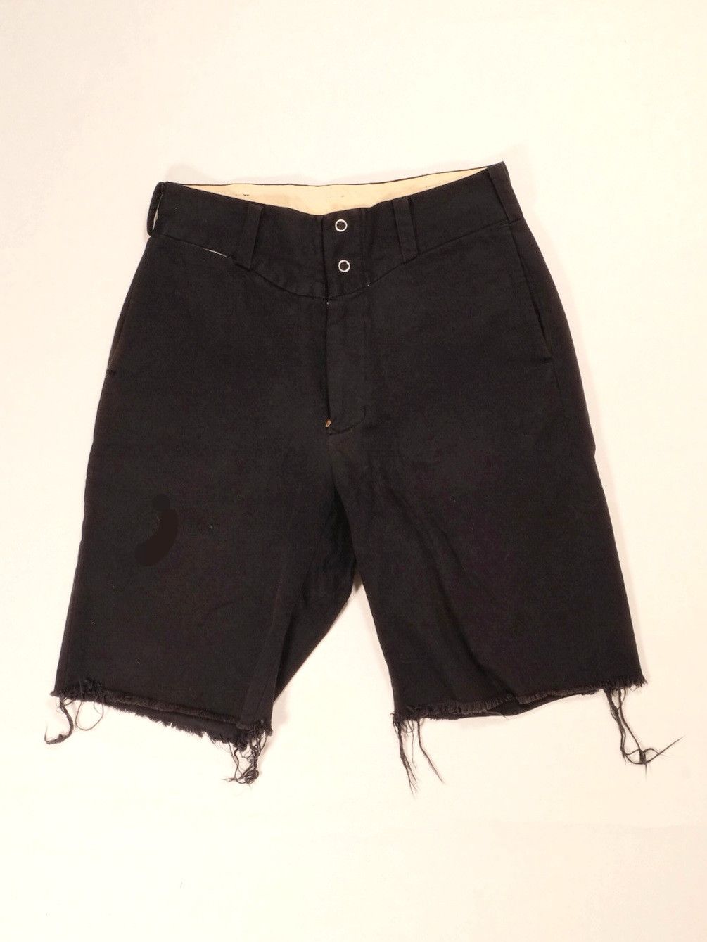 image of Fragment Design x Undercover Ss04 Undercover X Fragment Cut Off Shorts in Black, Men's (Size 31)