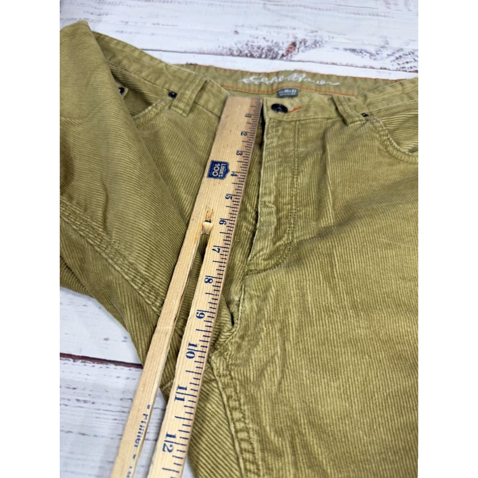 Eddie Bauer Eddie Bauer Corduroy Pants Brown Cotton Men's 36 Straight Jeans Dress Pants Sz 36 Regular 30.5in Inseam Mens Size US 36 / EU 52 - 3 Thumbnail