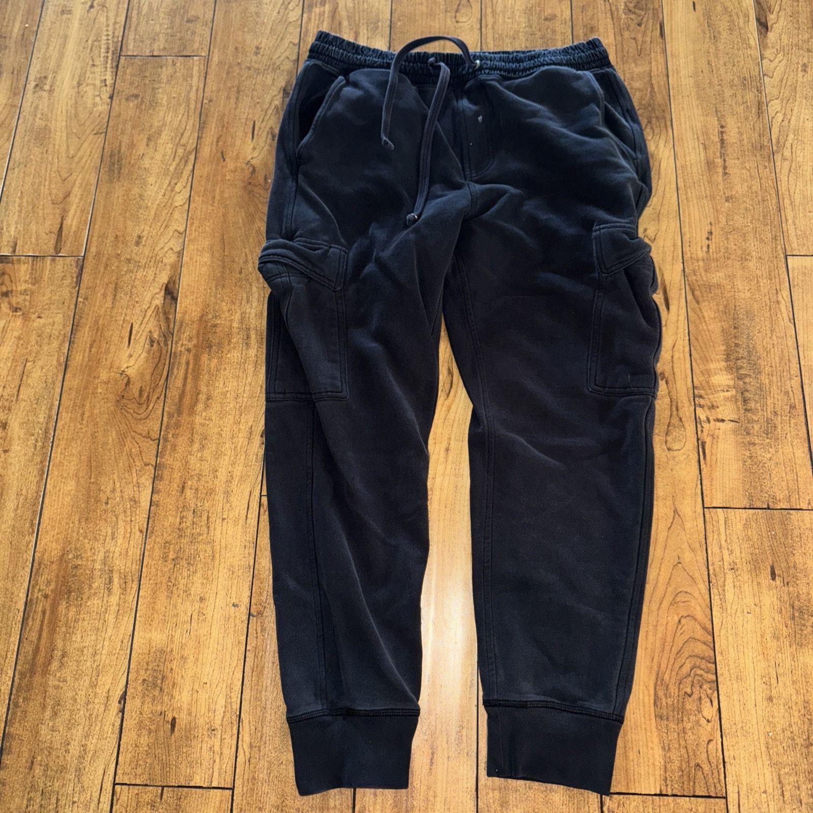 Gap Gap Jogger Cargo Sweatpants Black Medium 30x27 Heavyweight Size US 30 / EU 46 - 4 Thumbnail