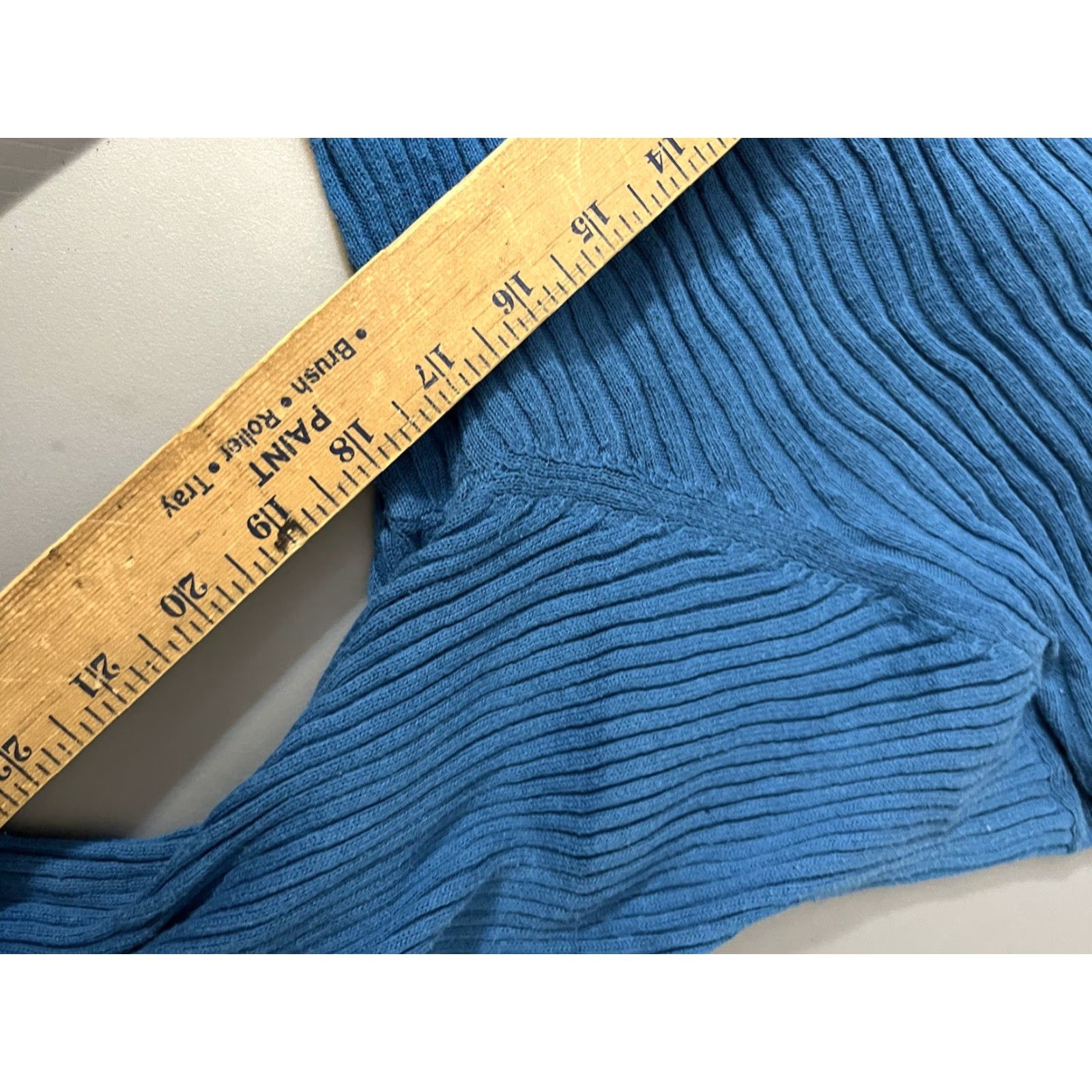 Vintage VINTAGE L.L. Bean Sweater Blue Ribbed Round Neck Women’s Size Large 90s Size L / US 10 / IT 46 - 5 Thumbnail