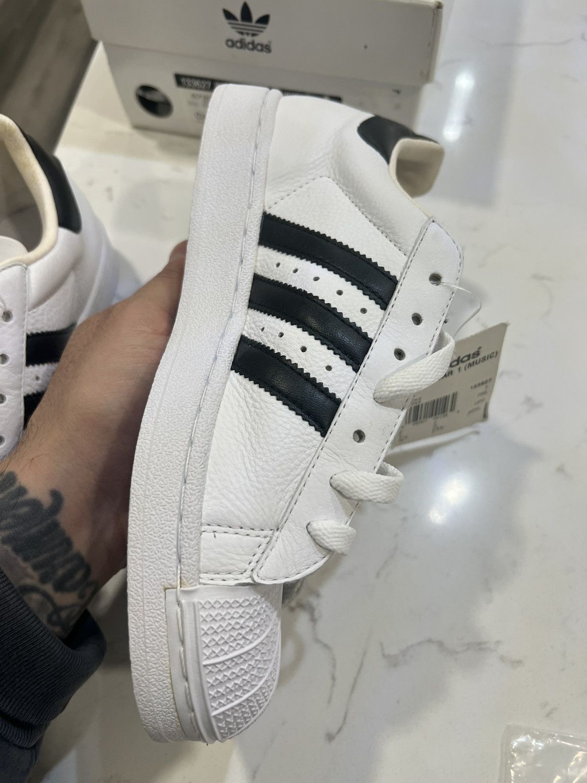 Adidas Adidas superstar 1 music RUN DMC sz 7.5 Size US 7.5 / EU 40-41 - 10 Thumbnail