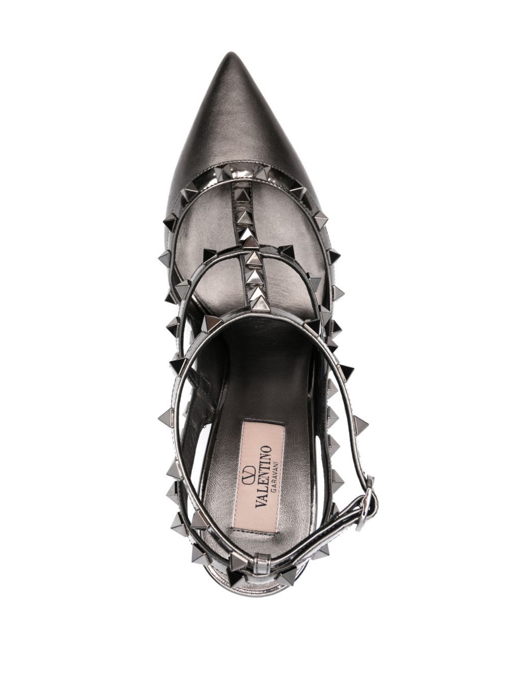 Valentino Rockstud 100mm Anthracite Grey Heel Pump 40