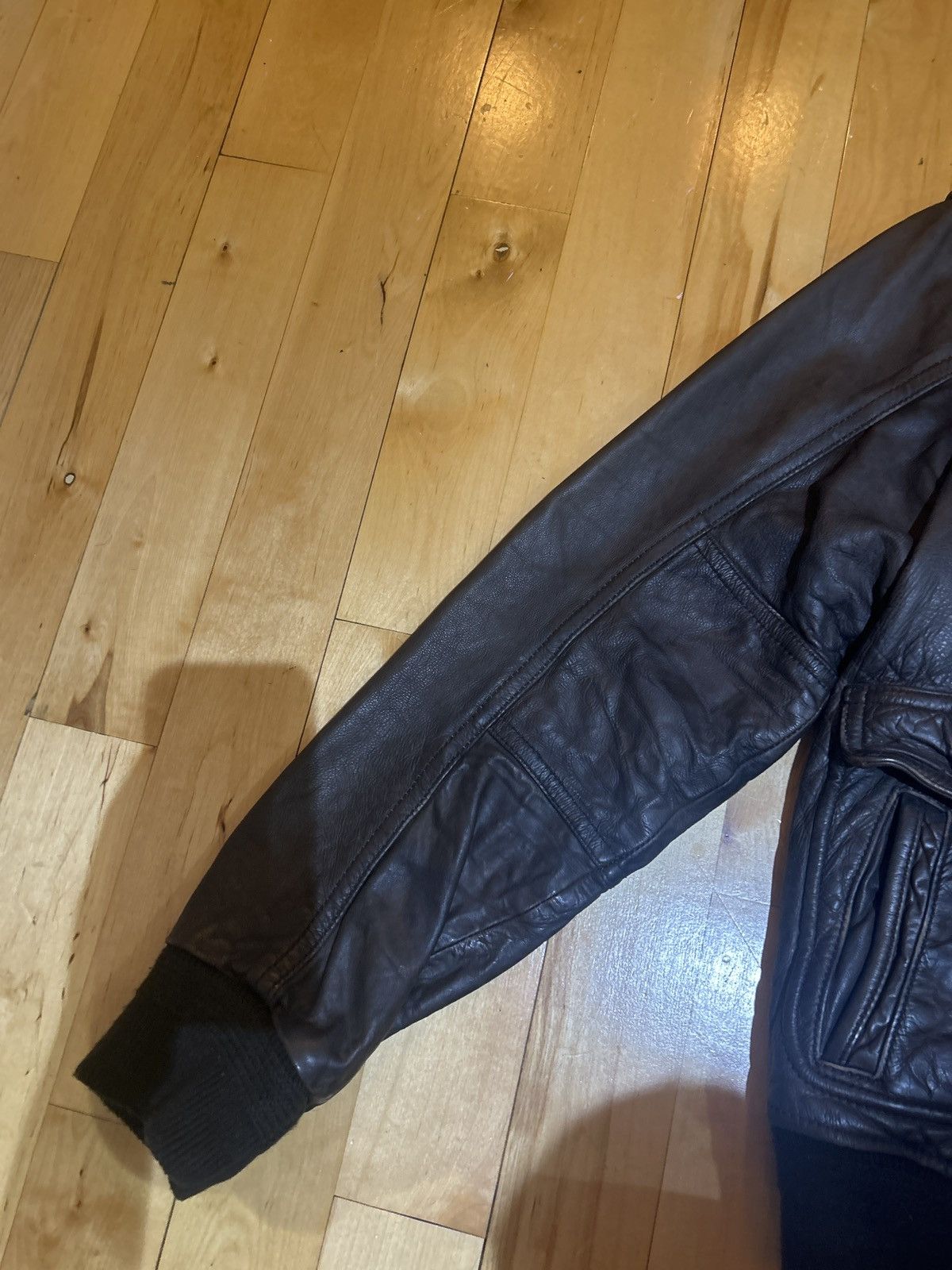 Abercrombie & Fitch Abercrombie & Fitch Slant Rock leather jacket Size US L / EU 52-54 / 3 - 8 Thumbnail