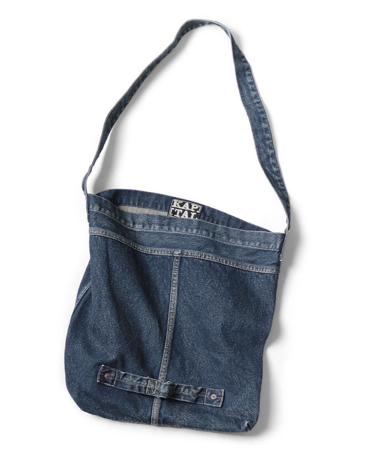 Kapital KAPITAL 13oz denim T-Back BOOK BAG Size ONE SIZE - 1 Thumbnail