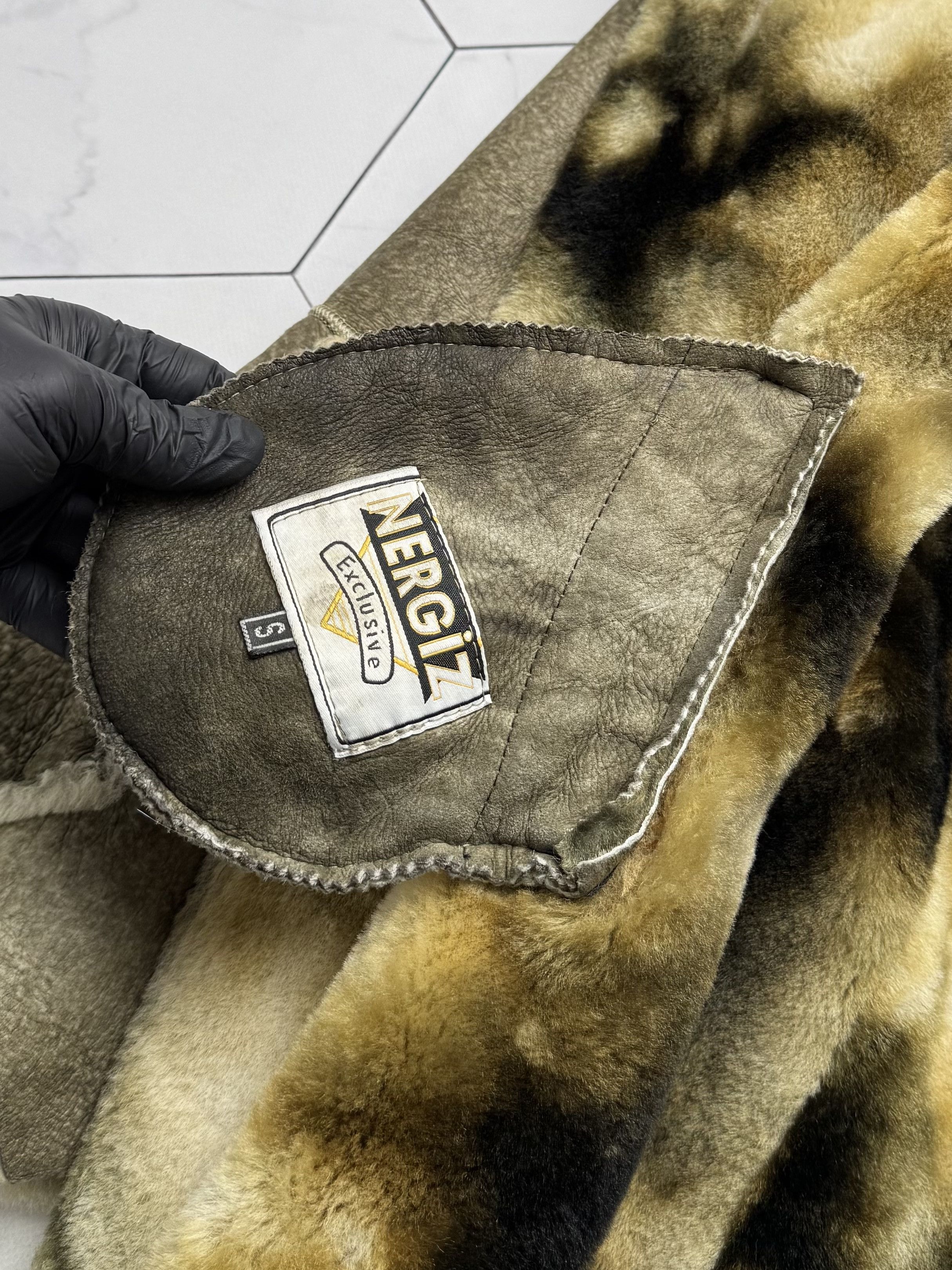 Vintage Vintage Real Sheepskin Hooded Coat (B505)E2D15 Size S / US 4 / IT 40 - 6 Thumbnail