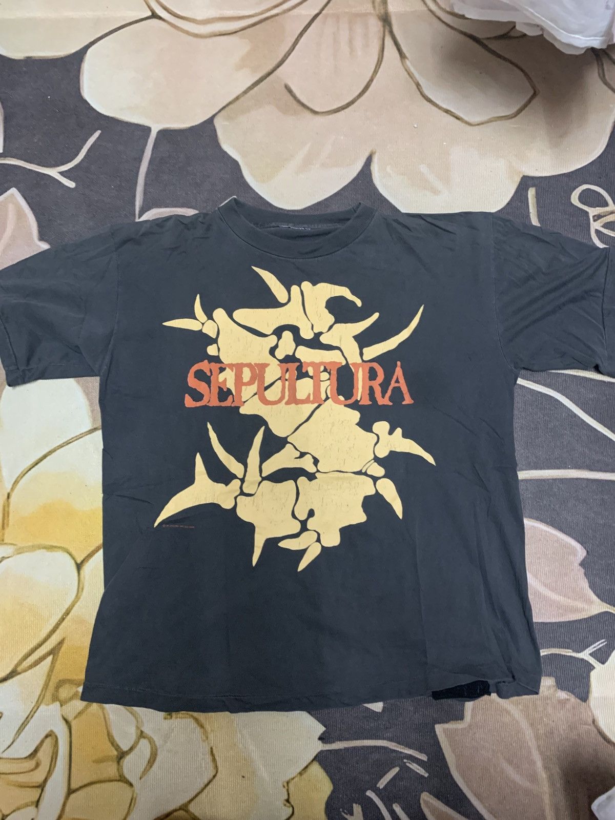 Other Vintage 1991 Sepultura European Tour Size US L / EU 52-54 / 3 - 1 Thumbnail