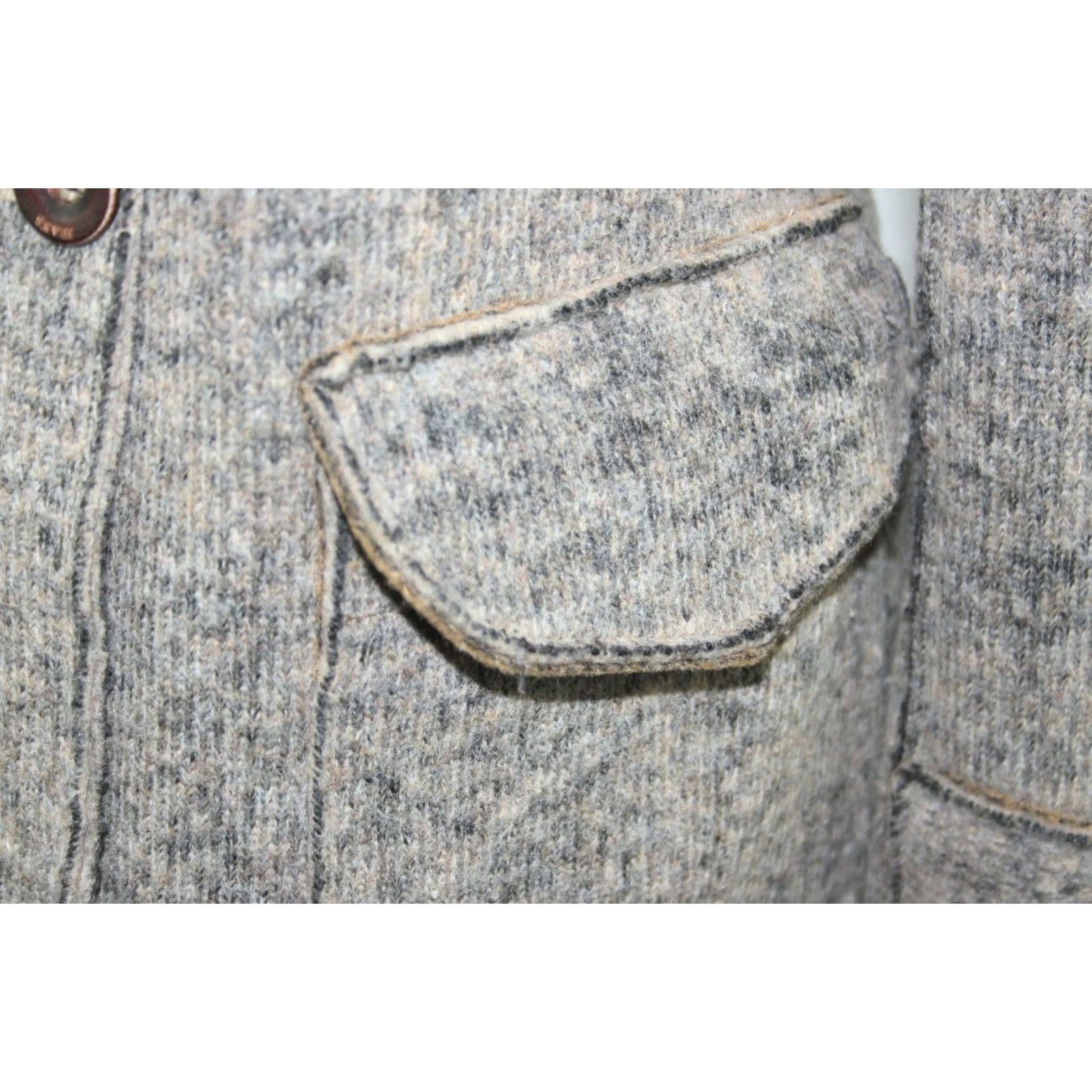 Trussardi Trussardi Jeans Overcoat Wool Beige Size 44 Adults Womens Size 30" / US 8 / IT 44 - 4 Thumbnail