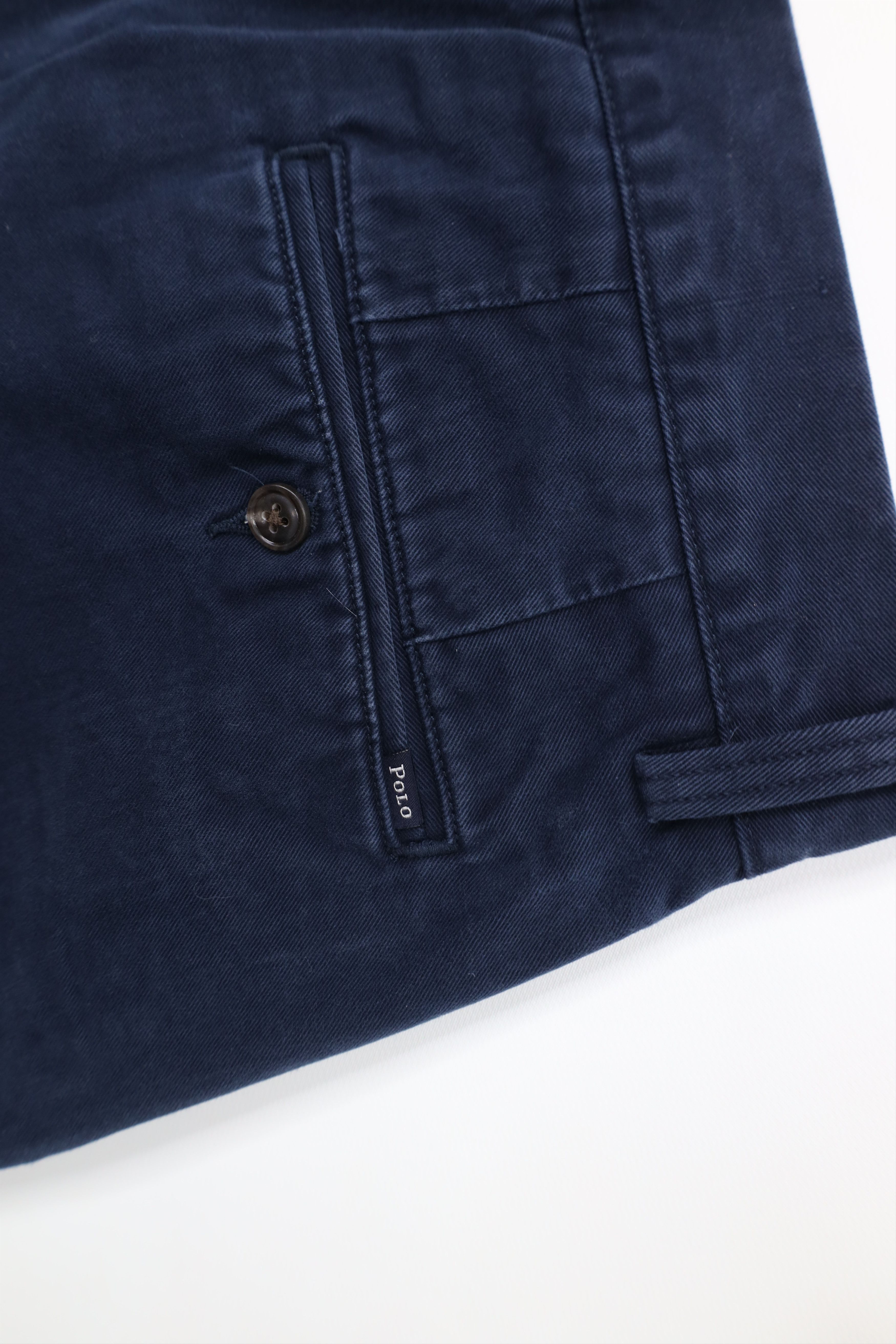 Ralph Lauren Vintage Ralph Lauren Above Knee Chino Shorts Navy Cotton Size US 34 / EU 50 - 14 Thumbnail