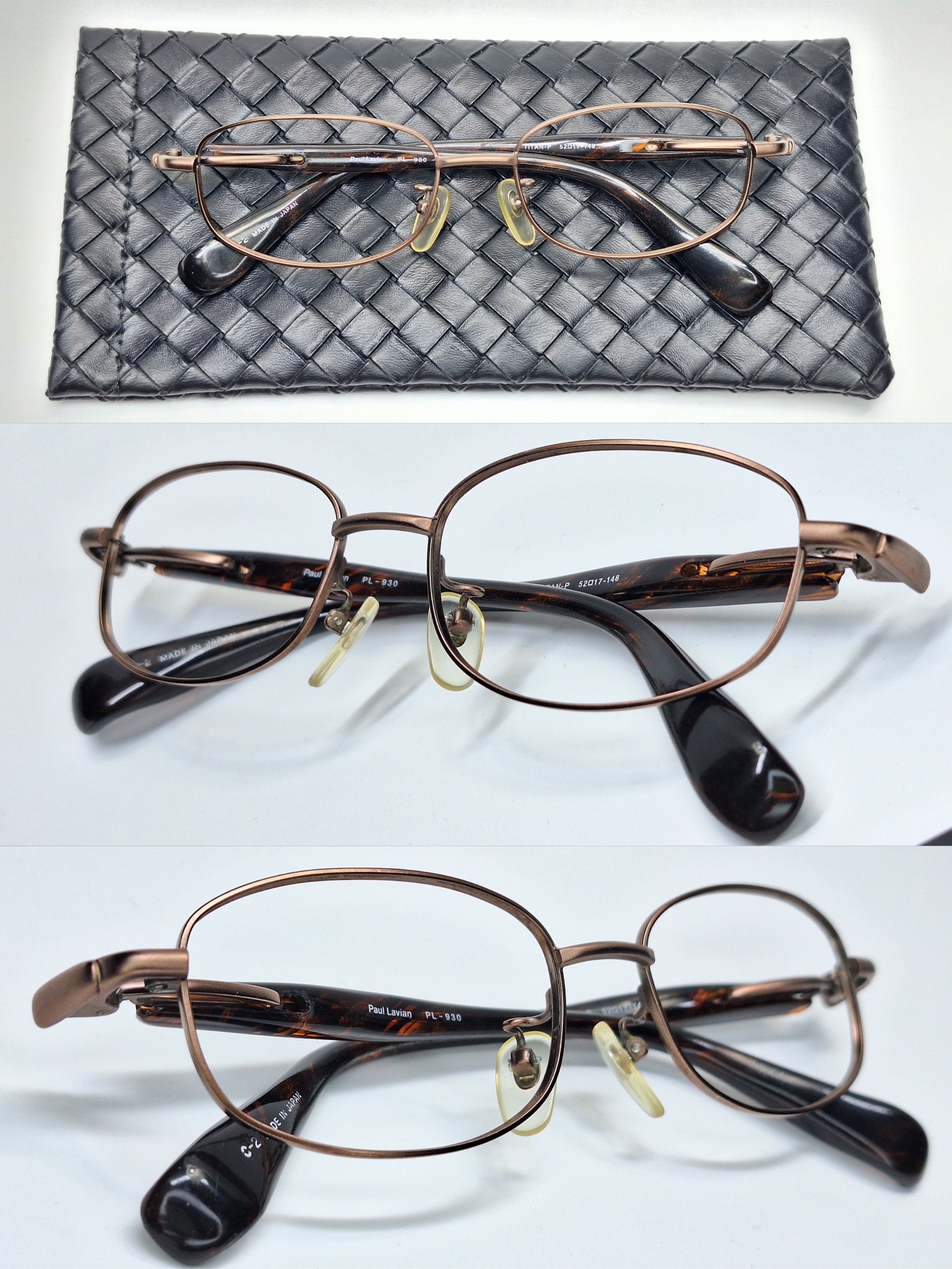 Other Paul Lavian PL-930 Titan-P Made in Japan Square Eyeglass Size ONE SIZE - 2 Thumbnail